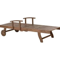 Leen Bakker AMANTEA PREMIUM II - Tuinligstoel - Groen - Acaciahout Sale