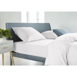 Ambiante Bamboo Cotton - Hoeslaken - 160x200 - Wit Hot