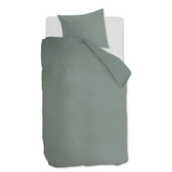 Ambiante Cotton Uni dekbedovertrek - 140x200/220 - Groen Online