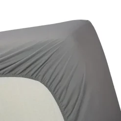 Ambiante Katoen - Hoeslaken - 200x210/220 - Grijs Best