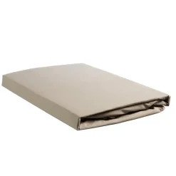 Ambiante Katoen - Hoeslaken - 120x200 - Taupe Discount
