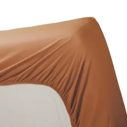 Ambiante Katoen - Hoeslaken - 180x220 - Oranje Sale