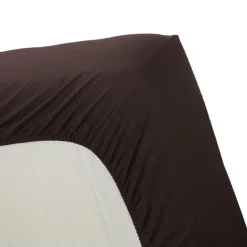Ambiante Katoen - Hoeslaken - 180x220 - Bruin