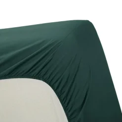 Ambiante Katoen - Hoeslaken - 160x220 - Donker Groen Discount