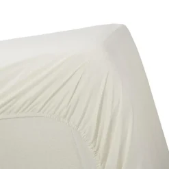 Ambiante Katoen - Splittopper Hoeslaken - 180x220 - Gebroken wit Best