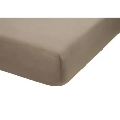 Ambiante Katoen - Splittopper Hoeslaken - 140x200 - Taupe Best