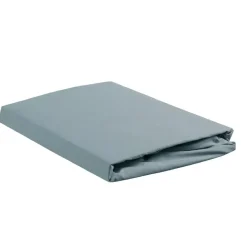 Ambiante Katoen - Topper Hoeslaken - 120x200 - Blauw Best