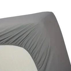 Ambiante Katoen - Topper Hoeslaken - 160x200 - Grijs Hot