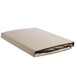 Ambiante Katoen - Topper Hoeslaken - 160x220 - Taupe Clearance