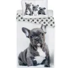 Animal Pictures Bulldog - Dekbedovertrek - Eenpersoons - 140 x 200 cm - Multi Online