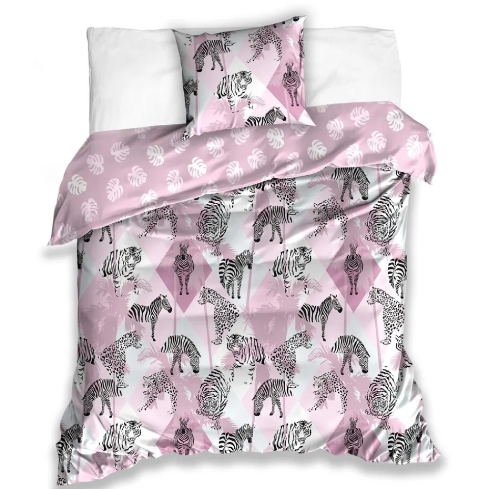 Animal Pictures Dekbedovertrek Safari - Eenpersoons - 140 x 200 cm - Katoen Discount