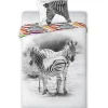 Animal Pictures Zebra - Dekbedovertrek - Eenpersoons - 140 x 200 cm - Multi Clearance
