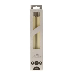 Anna's Collection LED dinerkaarsen - 2x - ivoor - 23 cm