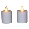 Anna's Collection LED kaarsen - 2x - wit - H8 cm - bewegende vlam Sale