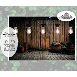 Anna's Collection Lichtsnoer - warm wit - LED - tuin - 10 meter New