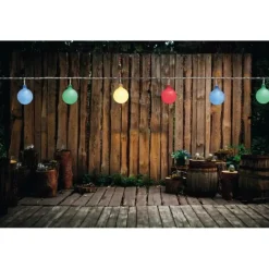 Anna's Collection Lichtsnoer - gekleurd - LED - tuin - 10 meter Discount