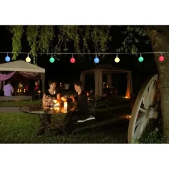 Anna's Collection Lichtsnoer - gekleurd - LED - tuin - 10 meter Discount