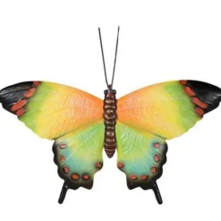 Anna's Collection Tuindecoratie - vlinder - groen - metaal - 37 cm Hot