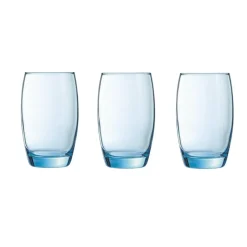Arcoroc Drinkglazen - 6x stuks - transparant blauw - 350 ml New
