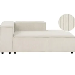 Leen Bakker ARDAL - Chaise longue - Off-white - Linkszijdig - Corduroy Clearance