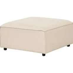 Leen Bakker ARDAL - Ottomaan - Beige - Polyester Hot