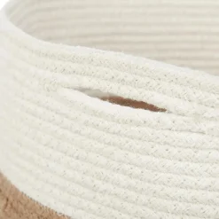 Beliani ARDESEN - Mand set van 2 - Beige - Katoen Sale