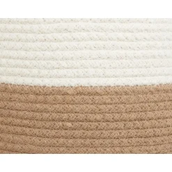 Beliani ARDESEN - Mand set van 2 - Beige - Katoen Sale