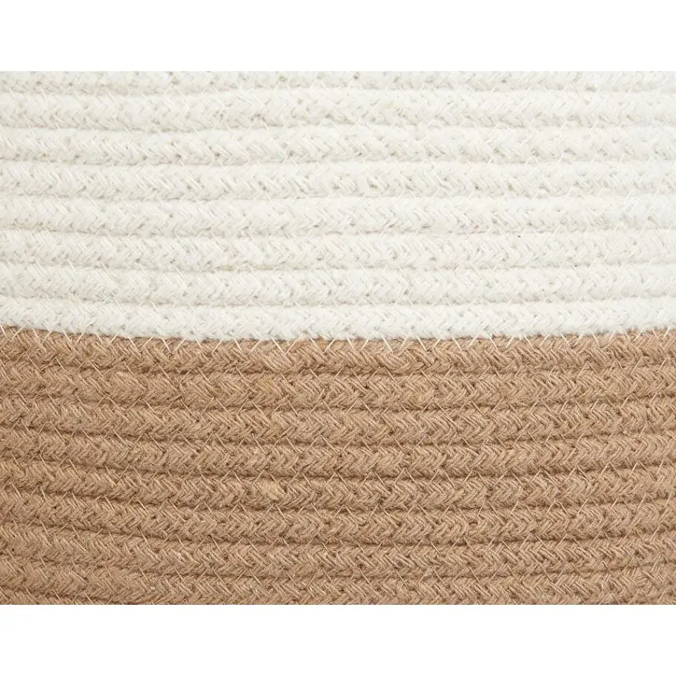 Beliani ARDESEN - Mand set van 2 - Beige - Katoen Sale