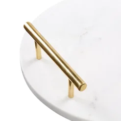 Beliani ARGOS - Decoratief dienblad - Wit - Marmer Outlet