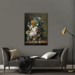 Art for the Home - Canvas - Stilleven met bloemen - 70x100 cm Online