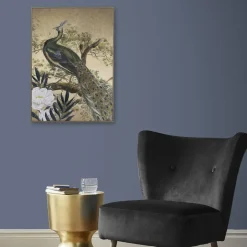 Art for the Home Canvas Geschilderde Details Peacock in Paradise Sale