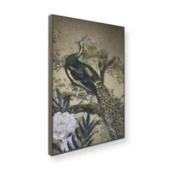 Art for the Home Canvas Geschilderde Details Peacock in Paradise Sale