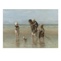 Art for the Home Kinderen der Zee Canvas 75x100cm Outlet