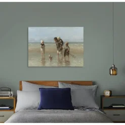 Art for the Home Kinderen der Zee Canvas 75x100cm Outlet