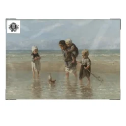 Art for the Home Kinderen der Zee Canvas 75x100cm Outlet