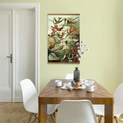Art for the Home Linnen Hanging Poster Hummingbirds 80x60cm Hot