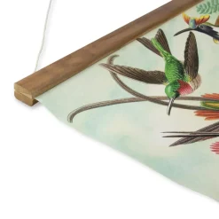 Art for the Home Linnen Hanging Poster Hummingbirds 80x60cm Hot