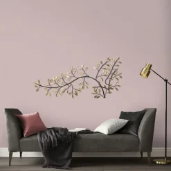 Art for the Home Metal Art Gold branch 1,08m x 49cm