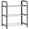 Arte r Schoenenrek - grijs - metaal en kunststof - 3-laags - 40 cm Online