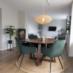 Leen Bakker Artichok Milou Jute Vloerkleed Ø 180 cm - Naturel New