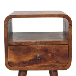 Artisan Furniture Massief Houten Kastanje Nachtkastje Sale