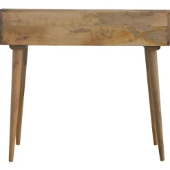 Artisan Furniture Solid hout Bureau met Rugleuning en Schelpvorm Sale