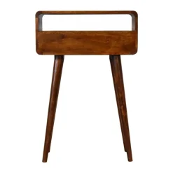 Artisan Furniture Solid hout Kastanje Sidetable Tafel Outlet