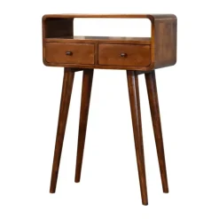 Artisan Furniture Solid hout Kastanje Sidetable Tafel Outlet