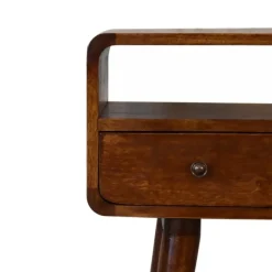 Artisan Furniture Solid hout Kastanje Sidetable Tafel Outlet