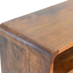 Artisan Furniture Solid hout Kastanje Sidetable Tafel Outlet