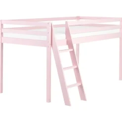 Beliani ASCOUX - Kinderbed - Roze - 90 x 200 cm - Dennenhout Hot