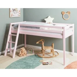 Beliani ASCOUX - Kinderbed - Roze - 90 x 200 cm - Dennenhout Hot