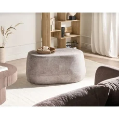 Leen Bakker ASHTON - Bankje - Taupe - Polyester Best