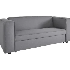 Dorel Home Asmund - Slaapbank 2-zits in grijze linnenoptik Best